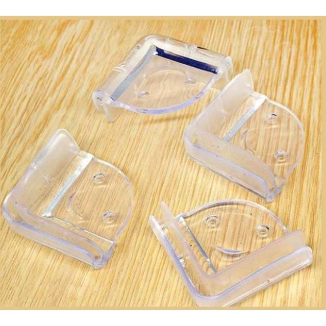 Combo Miếng Bịt Góc Bàn, Bọc Cạnh Bàn Silicon Tránh Va Đập - An Toàn Cho Bé Và Người Già - Miếng Vuông