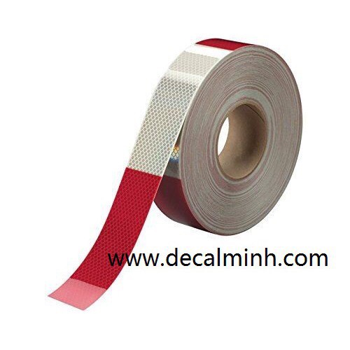 Decal chỉ phản quang chuyên dán xe tải oto 5cm x 100cm