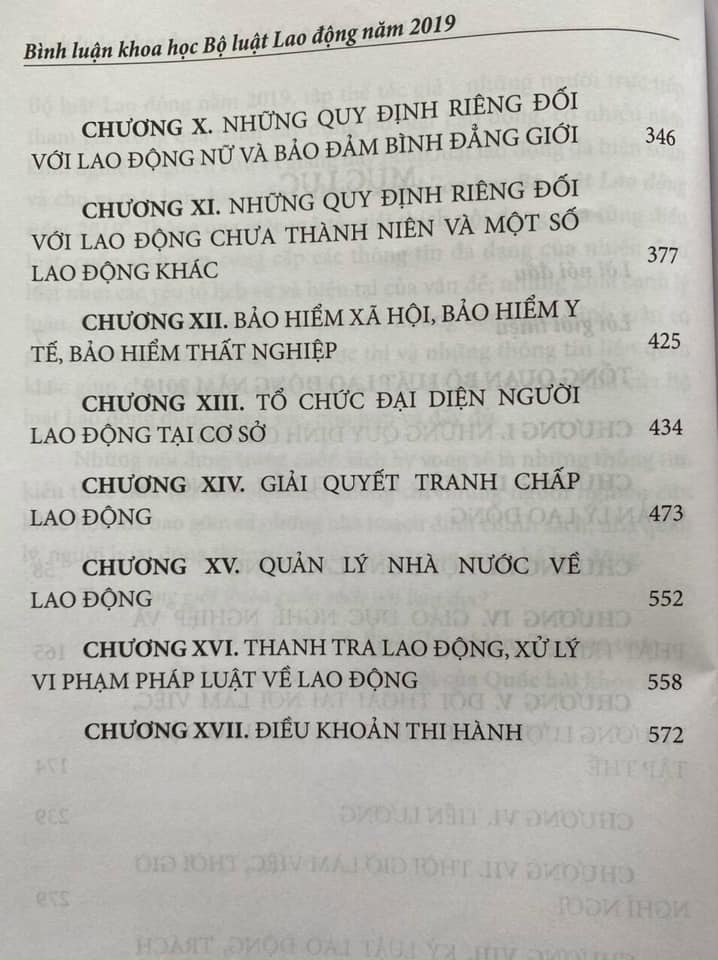 Bình luận khoa học Bộ luật lao động 2019