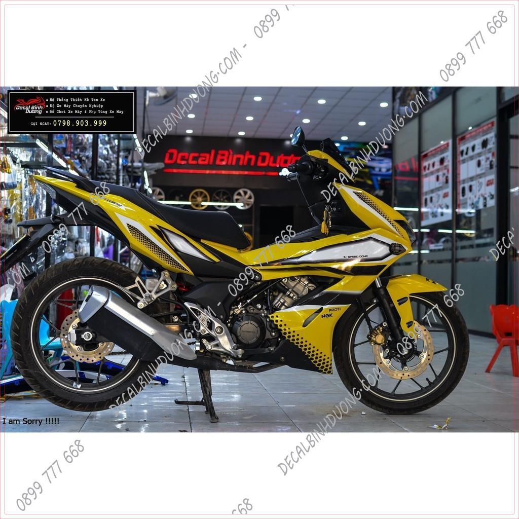 Tem dành cho Xe Winner X Vàng Đen Siêu Nổi Bật - Tem Trùm Winner X Vàng Đen