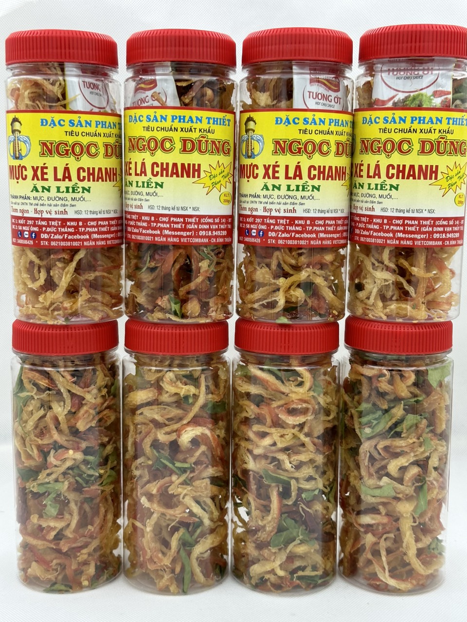 Mực xé lá chanh gói 500 gram đã chế biến ăn liền ngon ơi là ngon của shop Đặc Sản Biển Phan Thiết NGỌC DŨNG. Hạn sử dụng 12 tháng kể từ ngày đặt hàng