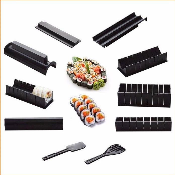 Bộ dụng cụ làm sushi cơm cuộn kimbap 10 món