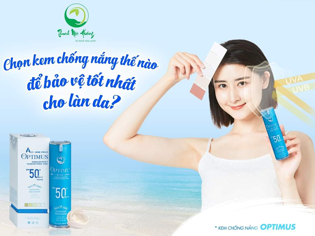 Kem chống nắng Thanh Mộc Hương chống trôi nâng tone da kiềm dầu SPF 50+ PA++++ 50ml