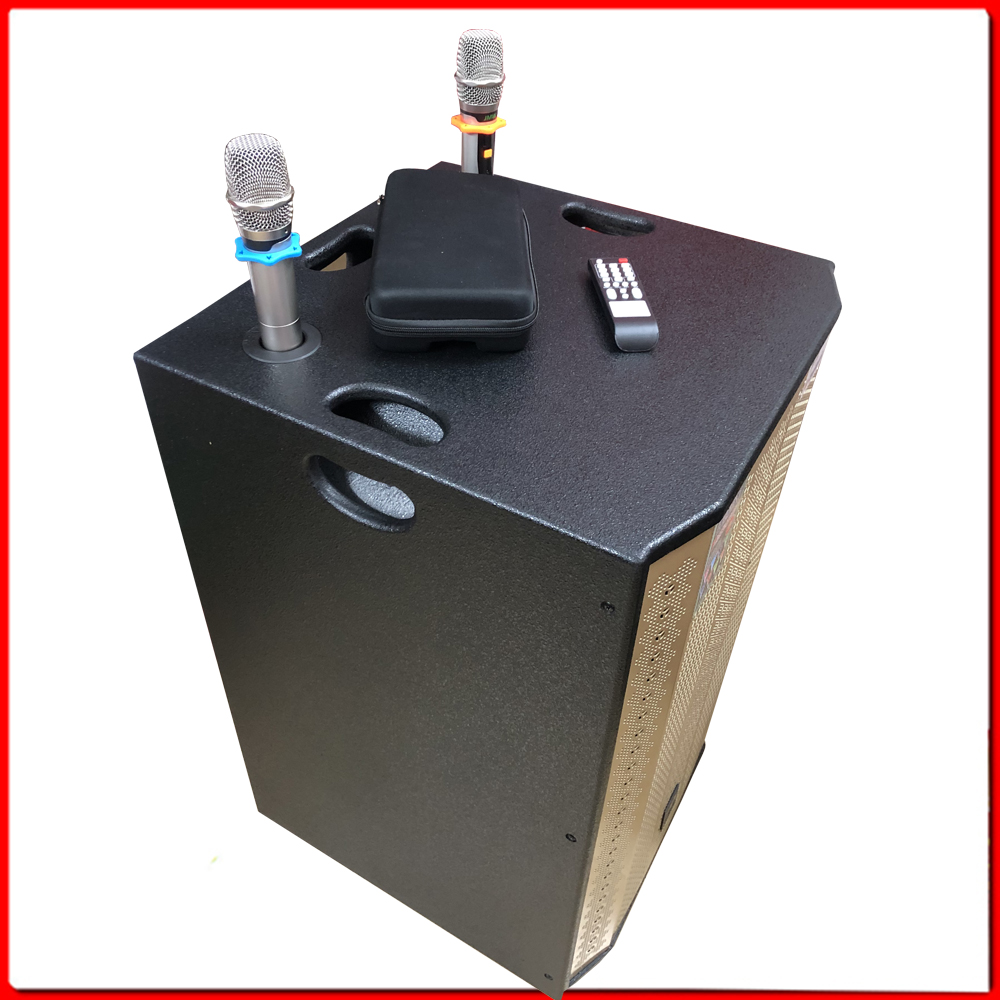 Loa Kéo Công Suất Lớn jmw j8000sa-01 Karaoke Di Động Bass 5 Tấc 2 loa trung 2 loa treble thùng gỗ Chính Hãng