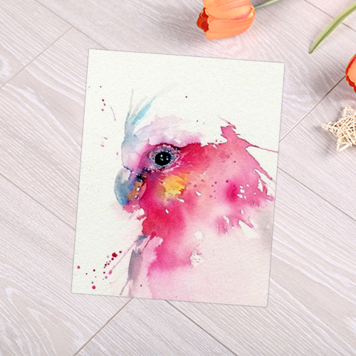 Sổ vẽ A4 vẽ màu nước và chì có vân sang giấy định lượng 260gsm nhập từ Ý, lên màu trong tự nhiên,15 tờ/cuốn MOW260 Green Art - Hàng chính hãng