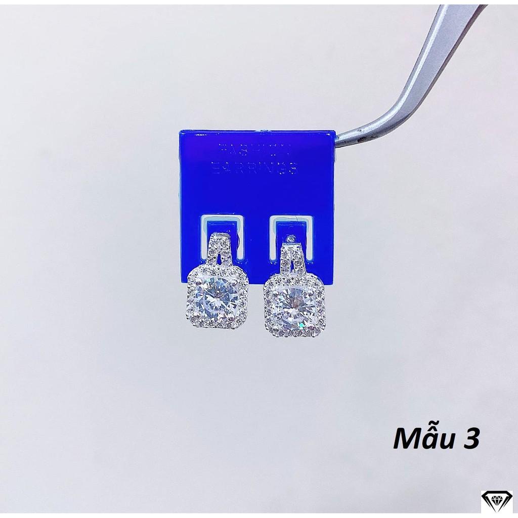 Bông tai nữ bạc ta khuyên nụ các mẫu MS06c