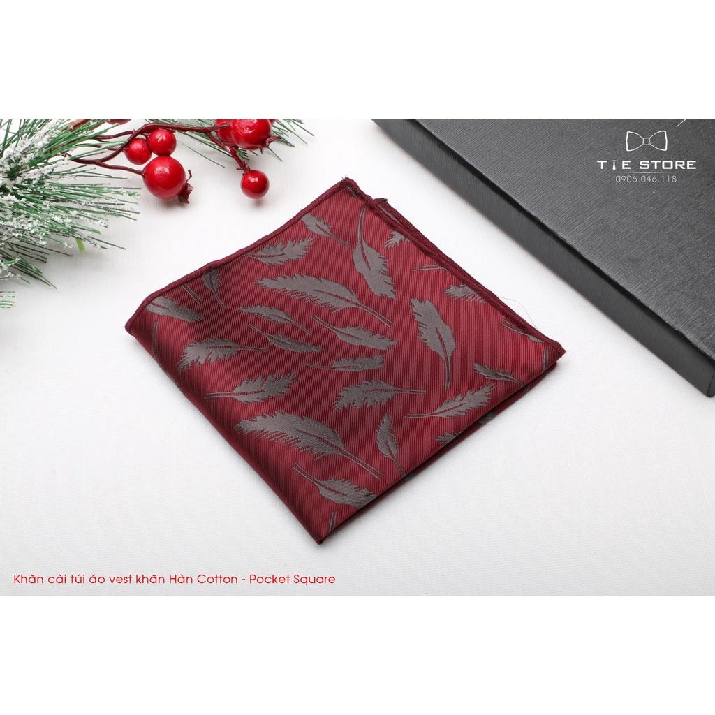 Khăn Cài Túi Áo Vest - Pocket Square, phụ kiện lịch lãm, nhiều mẫu
