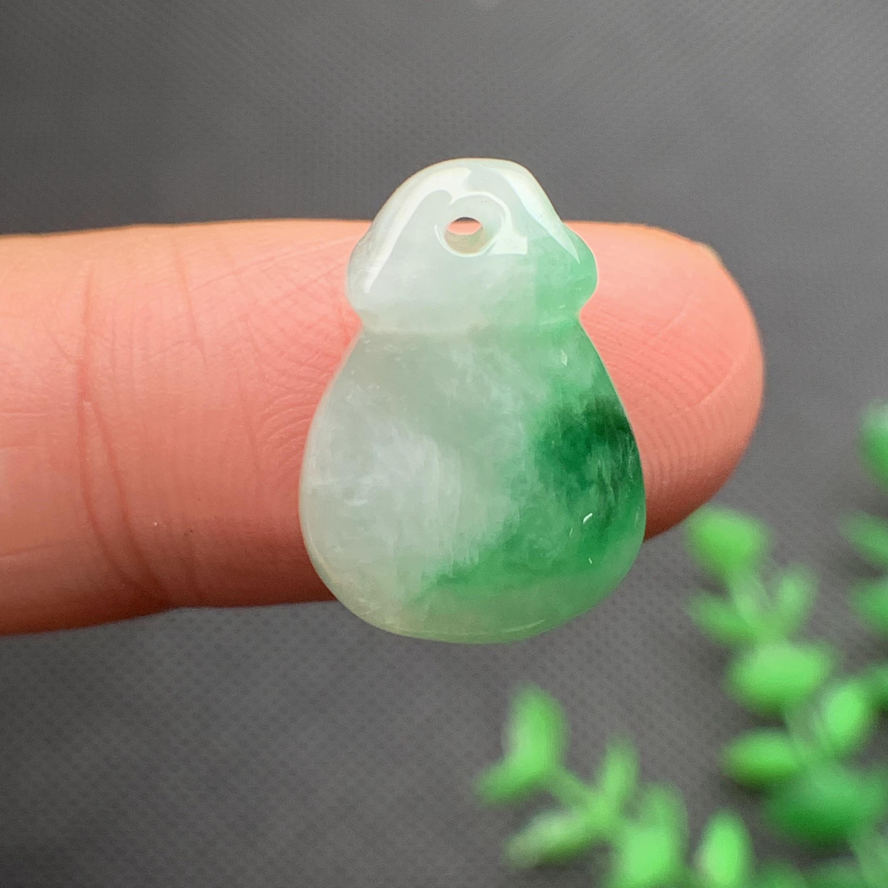 Charm túi tiền ngọc phỉ thúy tự nhiên Jadeite A