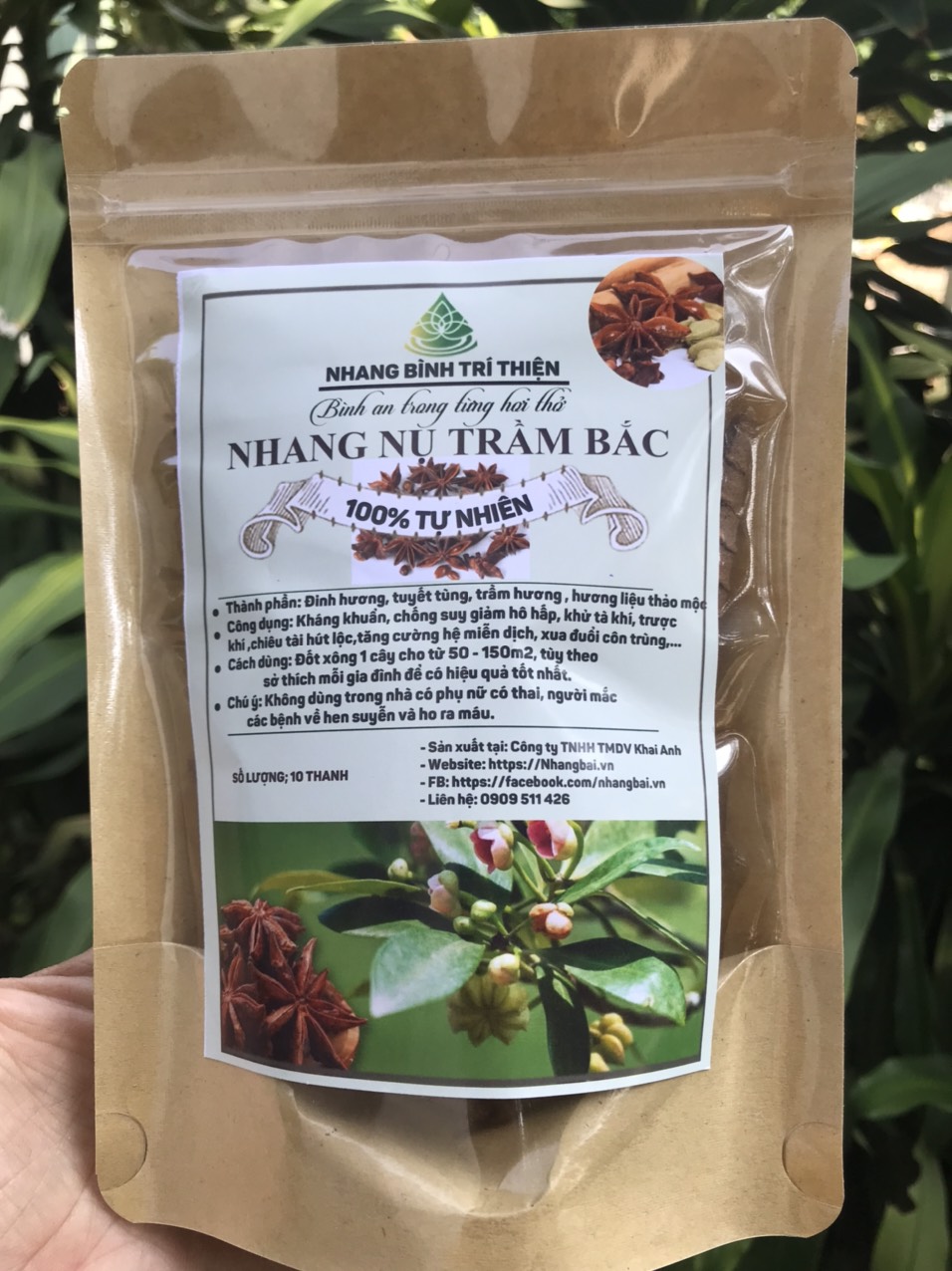 Nhang Nụ Trầm Bắc Bình Trí Thiện 100% tự nhiên, rất thơm, trừ tà khí chiêu tài hút lộc