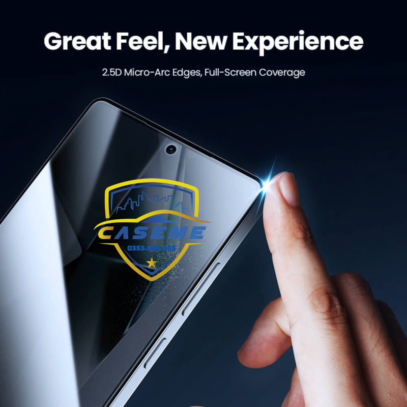 Kính Cường Lực Dành Cho Samsung Galaxy S25 Ultra Full Màn Hình Chống Nhìn Trộm Nillkin Guardian  - Hàng Nhập Khẩu