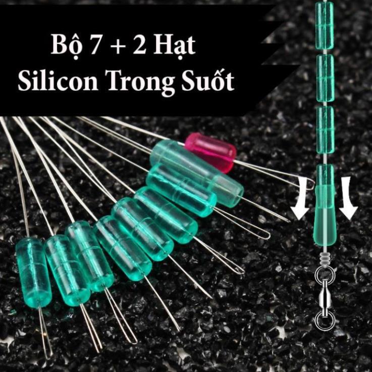 Hạt chặn phao Silicon Trong suốt hạt chặn phao câu đài cao cấp PK-26