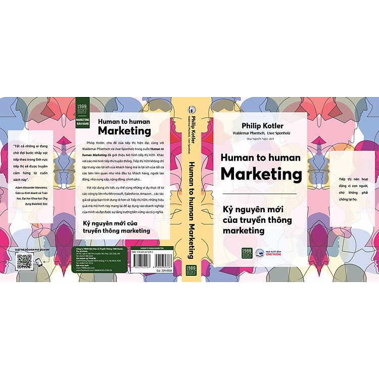 Sách - Human to Human Marketing - Philip Kotler & Waldemar A. Pfoertsch, Uwe Sponholz