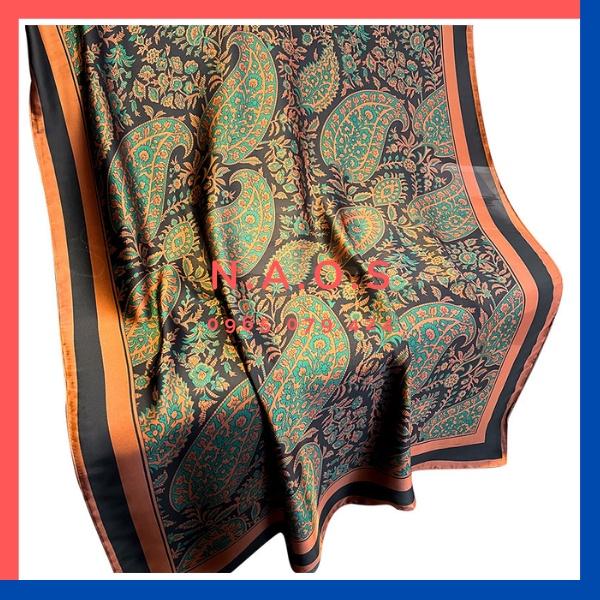 - Khăn lụa satin nữ thời trang mẫu cổ điển sang trọng, dáng dài 90x180cm-Qùa tặng 20/10-quà t