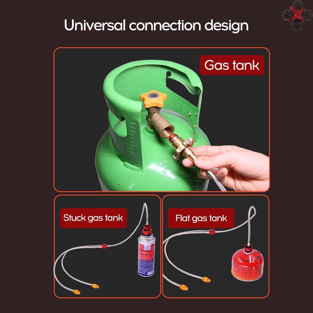 TOP Hose Adapter Burner Adapter for Dual Picnic Propane Stove Outdoor Camping G-as Burner Hose