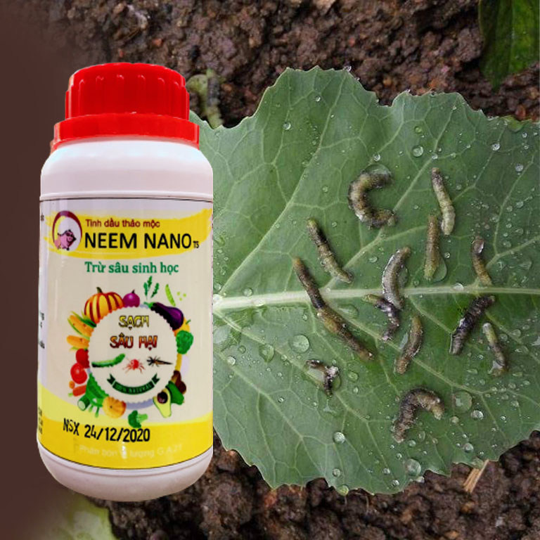 VƯỜN SINH THÁI chăm sóc cây trồng - Thuốc trừ sâu sinh học neem nano - Sạch nhện đỏ, bọ trĩ, rầy rệp - Chiết xuất 100% Thiên Nhiên