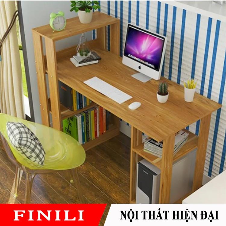 Bàn làm việc thiết kế đa năng đi kèm kệ sách tiện ích FNL - 09.2