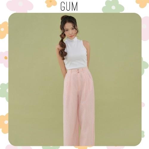 Quần tây ống suông dáng đứng Pinky Pant By Gum