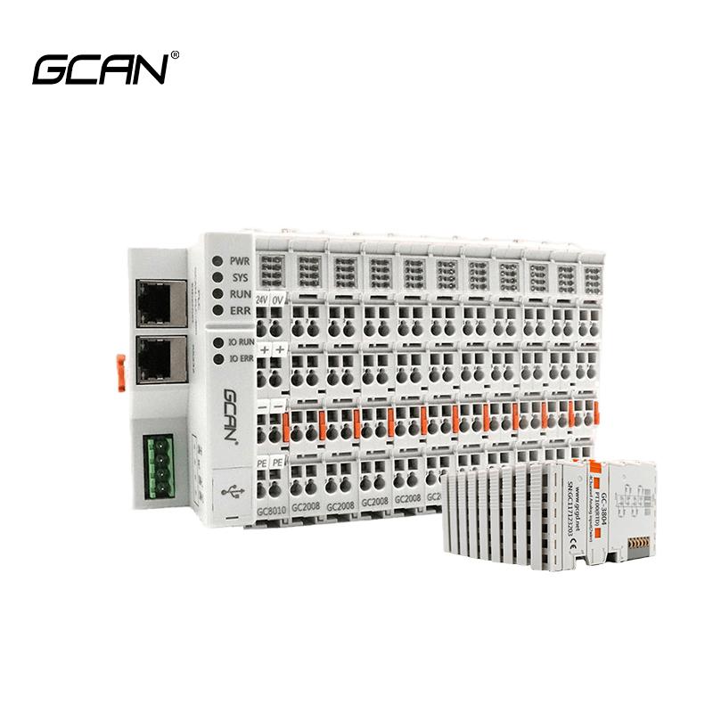 Bộ điều khiển logic lập trình PLC Codesys Trung Quốc Bộ điều khiển công nghiệp siêu nhỏ có thể mở rộng thương hiệu GCAN cho máy phân loại thư