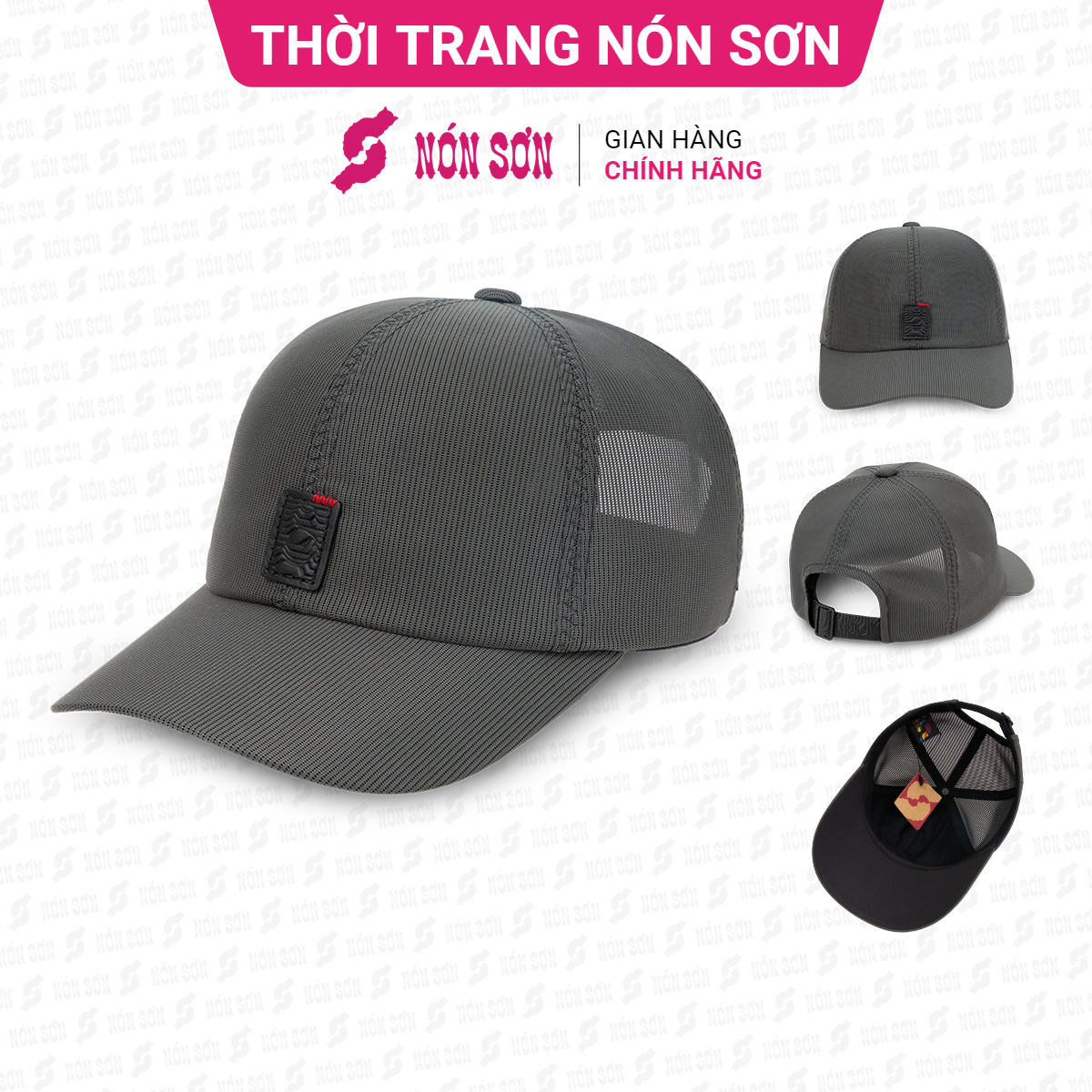 Mũ kết lưỡi trai nam nữ NÓN SƠN chính hãng MC001G-XM7