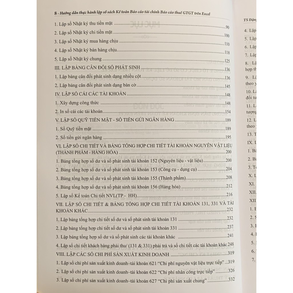 Hướng Dẫn Thực Hành Lập Sổ Sách Kế Toán, Báo Cáo Tài Chính Và Báo Cáo Thuế GTGT Trên Excel (Tái Bản)