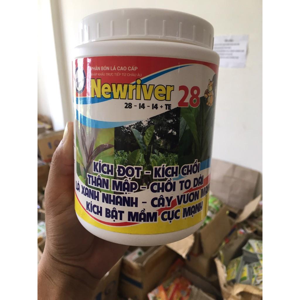 Phân bón Newriver 28-14-14 HŨ 500GR - TO LÁ, VƯƠN CÂY, BẬT MẦM