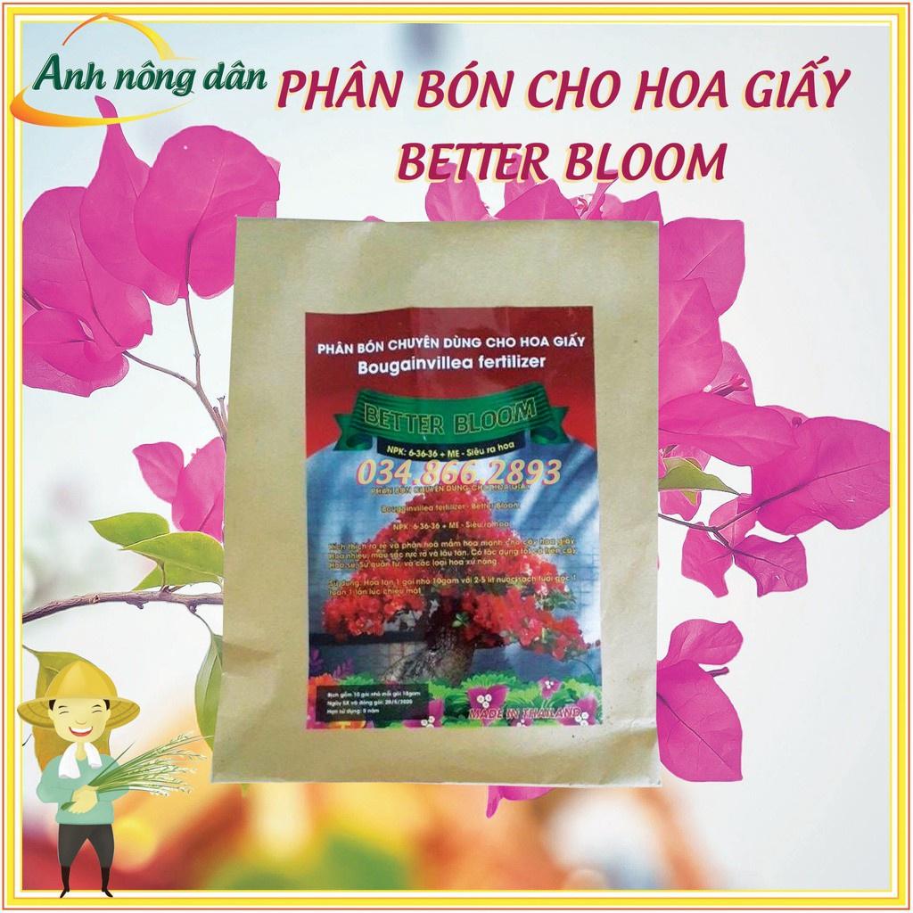 Phân bón siêu ra hoa better Bloom NPK - Phân bón chuyên dùng cho hoa giấy