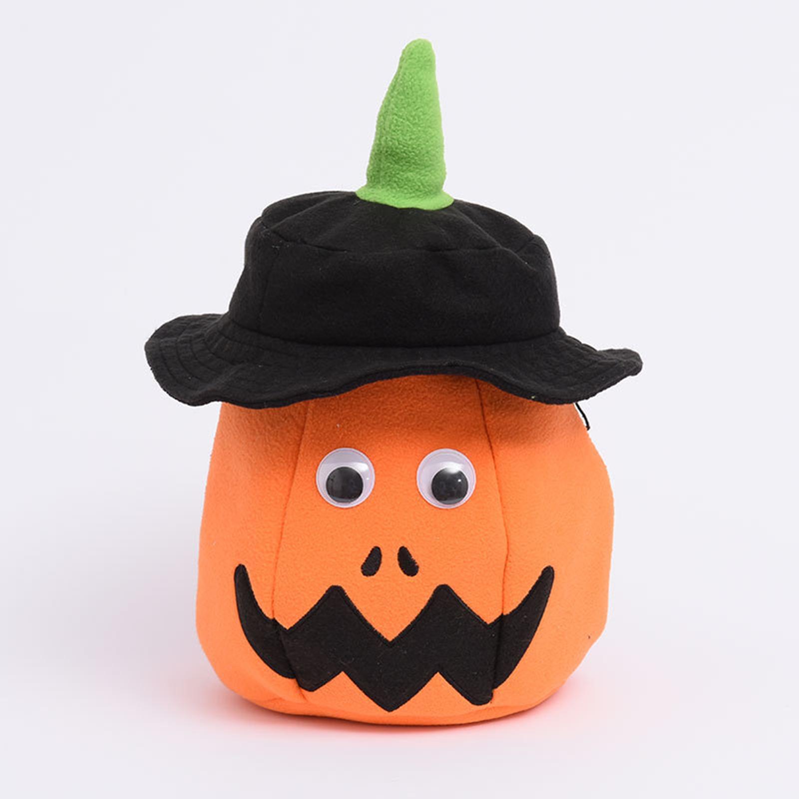 Halloween Bucket for Kids Multipurpose Pumpkin Bucket with Lid Novelty Gifts