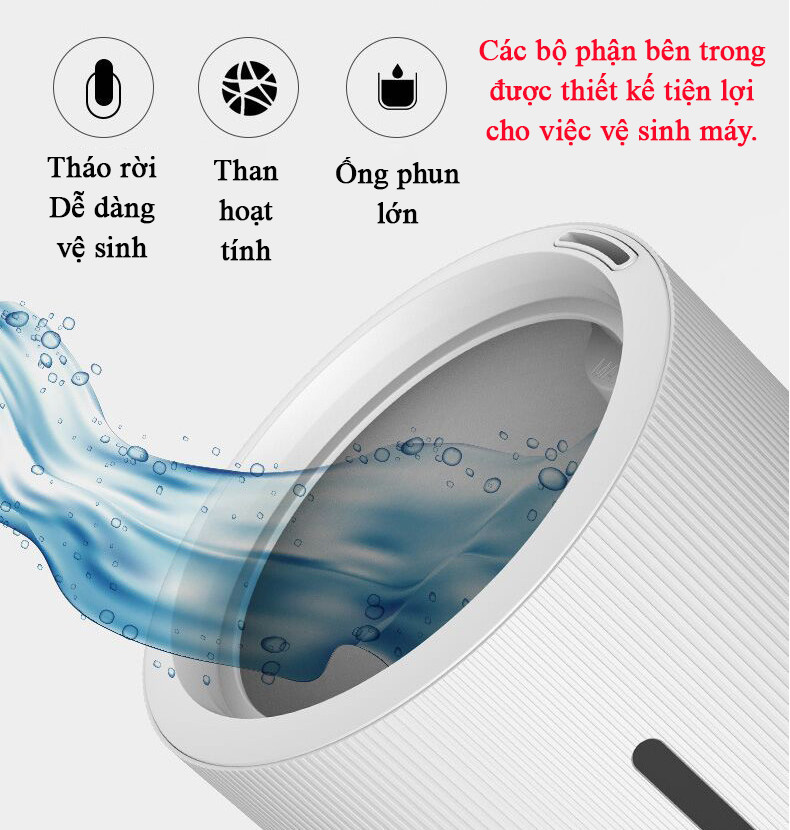 Máy tạo ẩm,khuếch tán, phun sương tinh dầu Xiaomi Deerma SJS100 - Hàng Chính Hãng