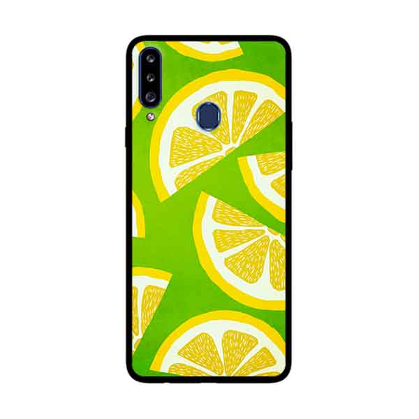 Ốp Lưng Dành Cho Samsung Galaxy A20s mẫu Chanh Vàng - Hàng Chính Hãng