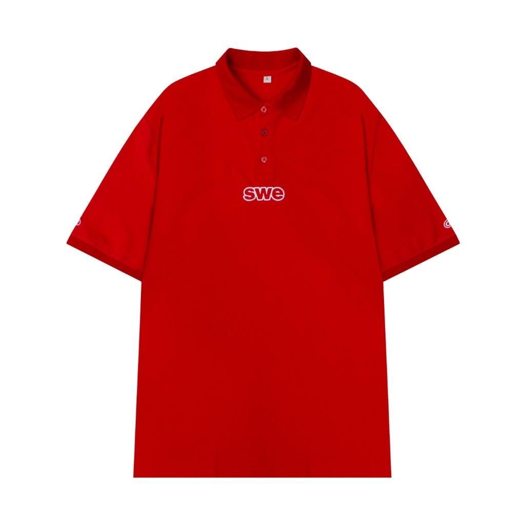 SWE - Áo polo unisex LOGO POLO ngắn tay phong cách đơn giản trẻ trung nhiều màu thời trang chính hãng