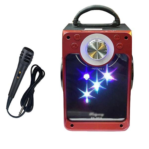 LOA KÉO KARAOKE BLUETOOTH MINI MN-03 CÓ REMOTE (TẶNG KÈM MICRO CÓ DÂY)