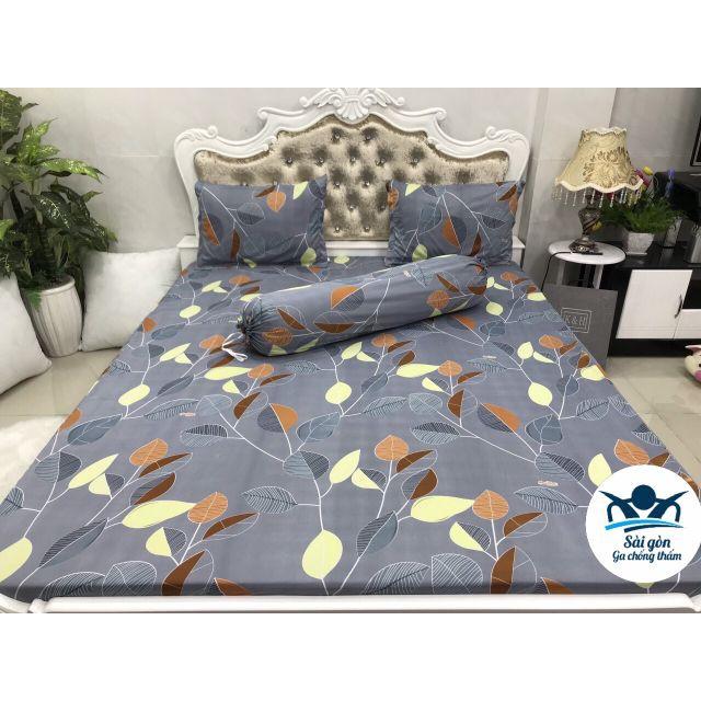 COMBO SET GA GỐI CHỐNG THẤM MÀU XÁM