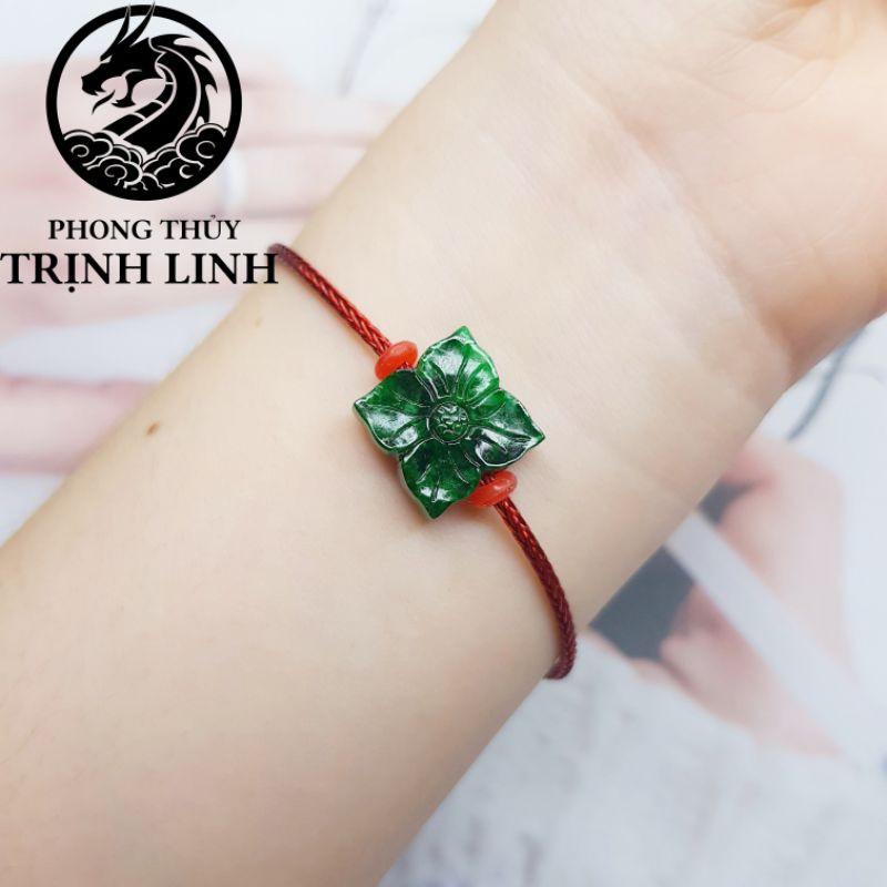 VÒNG TAY HOA SEN 4 CÁNH TÀI LỘC - BÌNH AN DÂY THÉP CAO CẤP