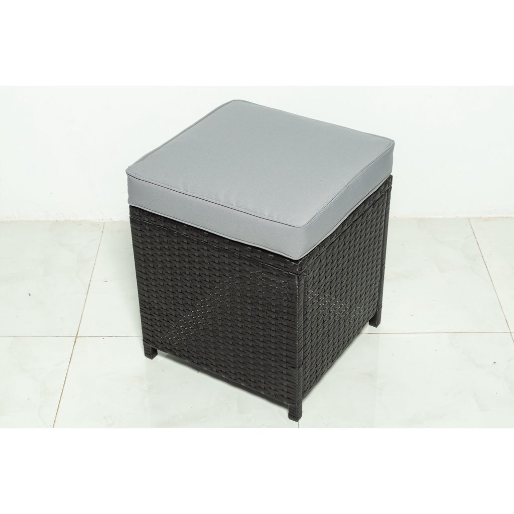 WEGO BỘ SOFA MÂY NHỰA NGOÀI TRỜI/ BỘ SOFA SÂN VƯỜN 5 CHỖ NGỒI//Outdoor Furniture Rattan Chair Sofa Dining Set Balcony Table Garden 5 seater