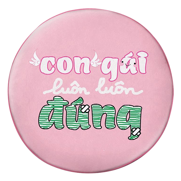Gối tròn con gái luôn đúng  - GOFU324