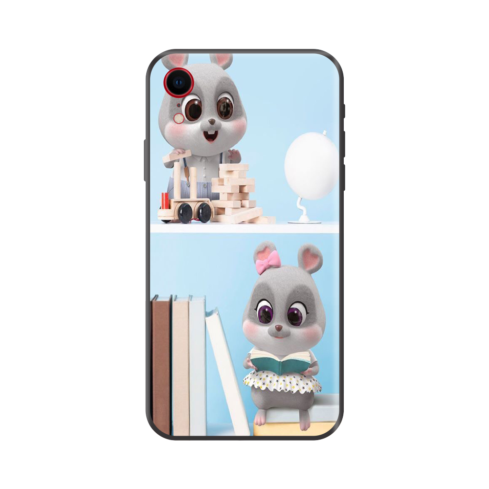 Ốp lưng TPU viền dẻo cho điện thoại IPHONE XR Hình Chuột Tết 2020 - Mẫu 28