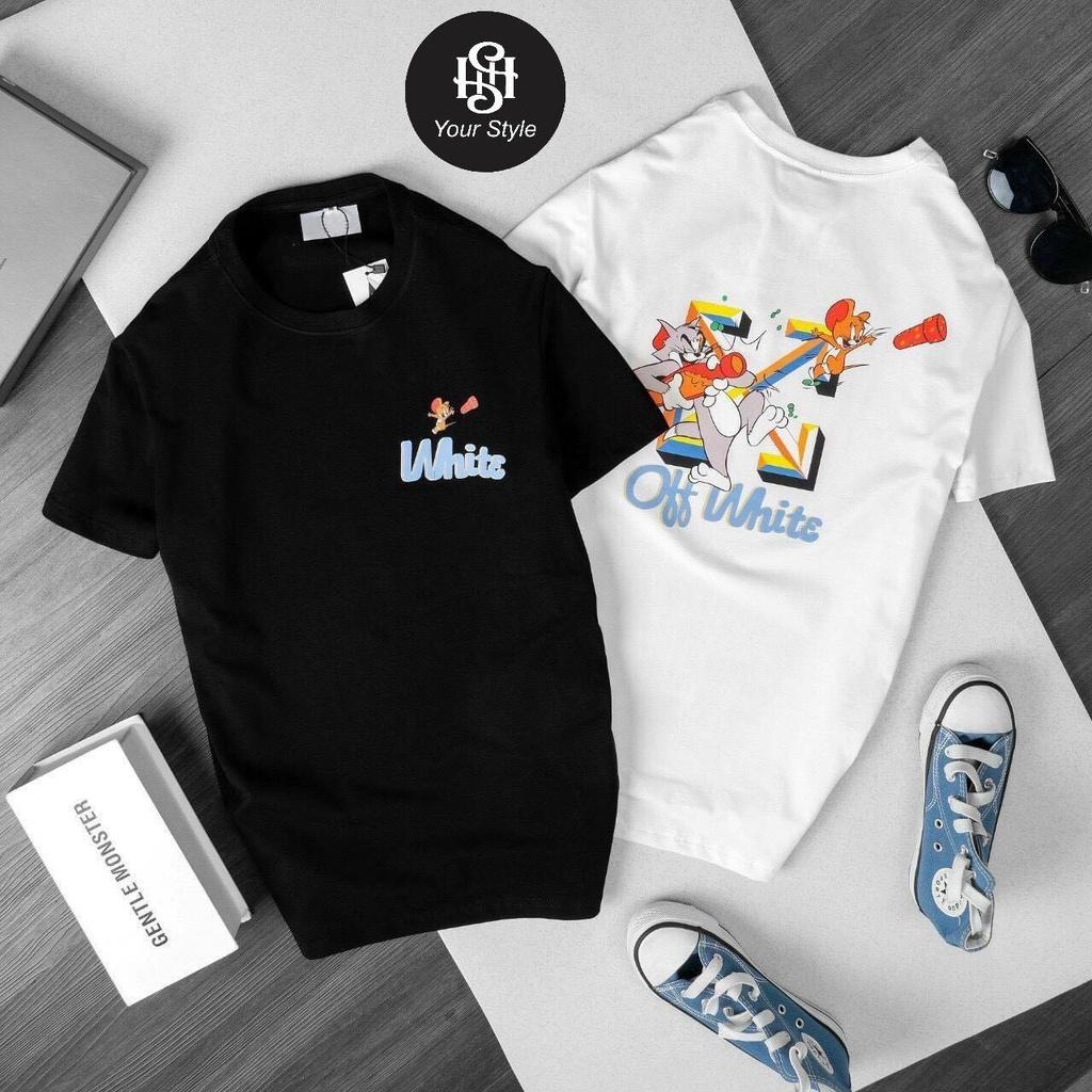 ÁO THUN NAM NỮ UNISEX tom và jerry bắn nhau