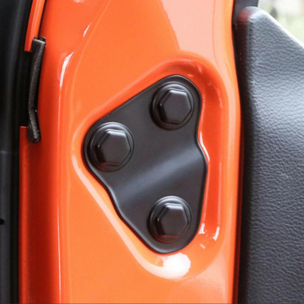 2xCar Door Lock Screw Protector Cover Caps For Jeep Wrangler JL 2018-2020