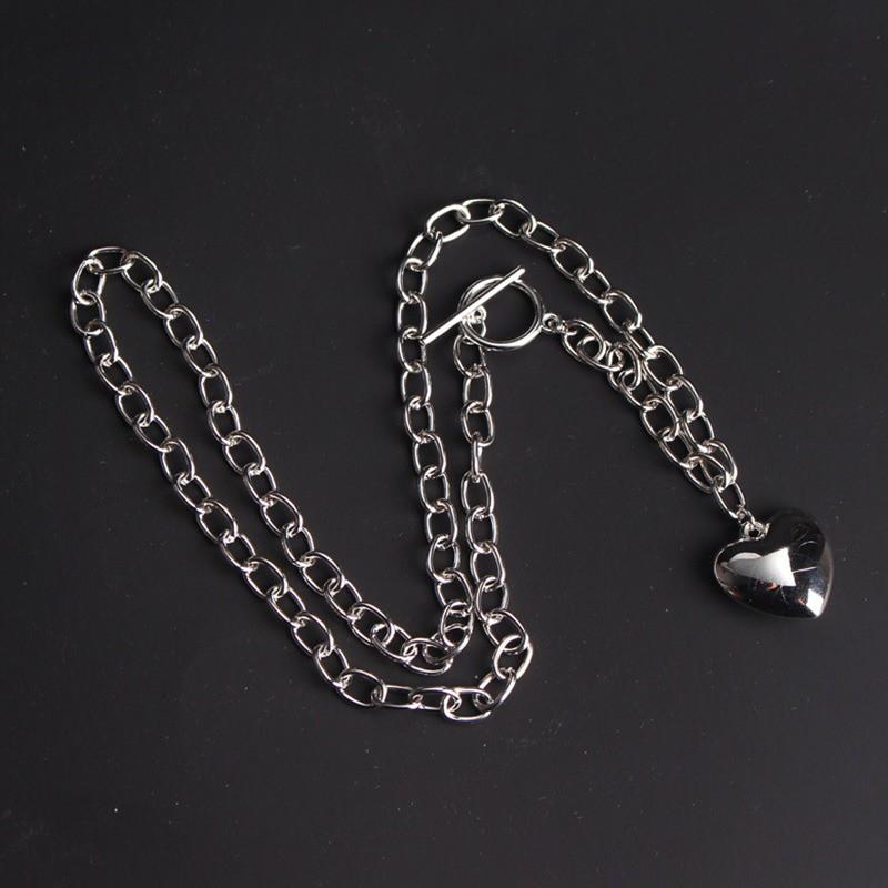 Vòng cổ Mặt Trái Tim Phong Cách Retro