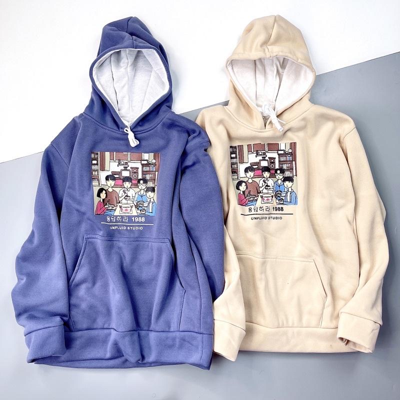 Áo hoodie nam nữ nỉ bông hàng quảng châu dày dặn HD GIA ĐÌNH 1998