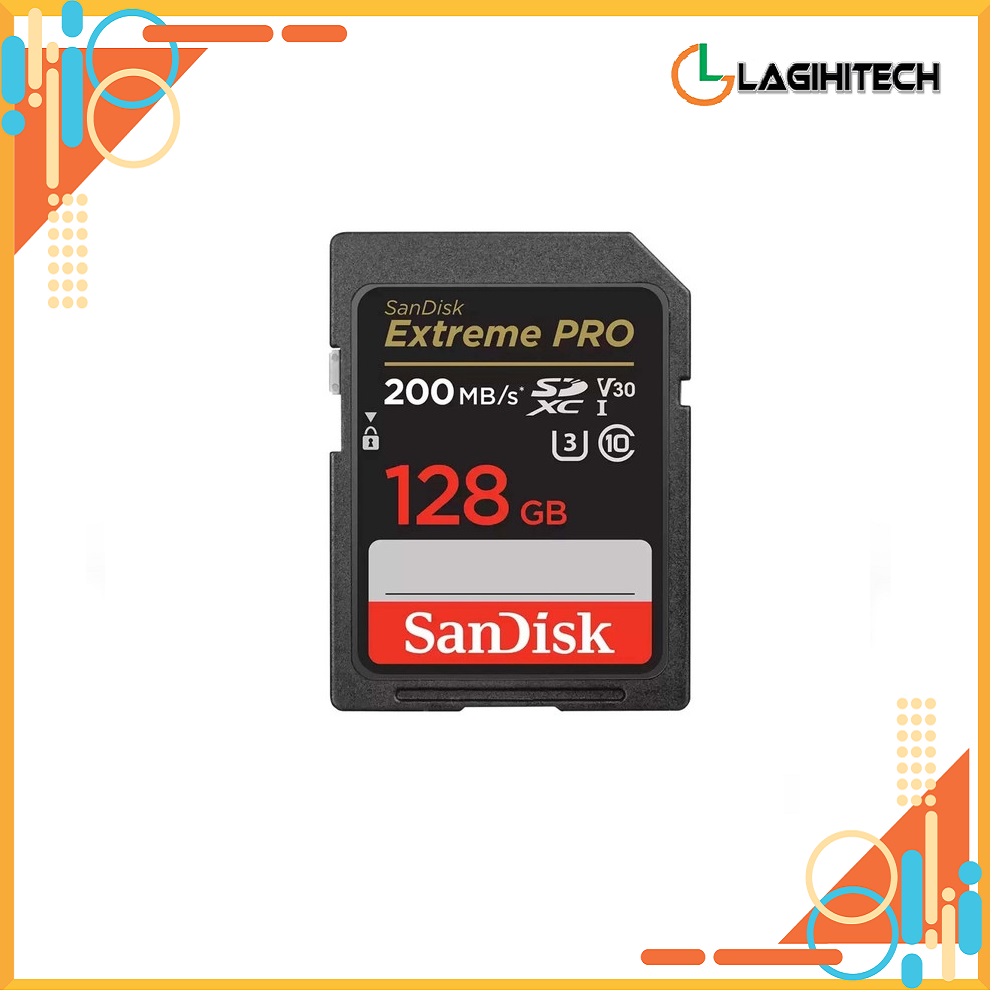 (Giá Hủy Diệt) Thẻ nhớ SDXC SanDisk Extreme PRO UHS-I U3 4K V30 200MB/s - Hàng Nhập Khẩu