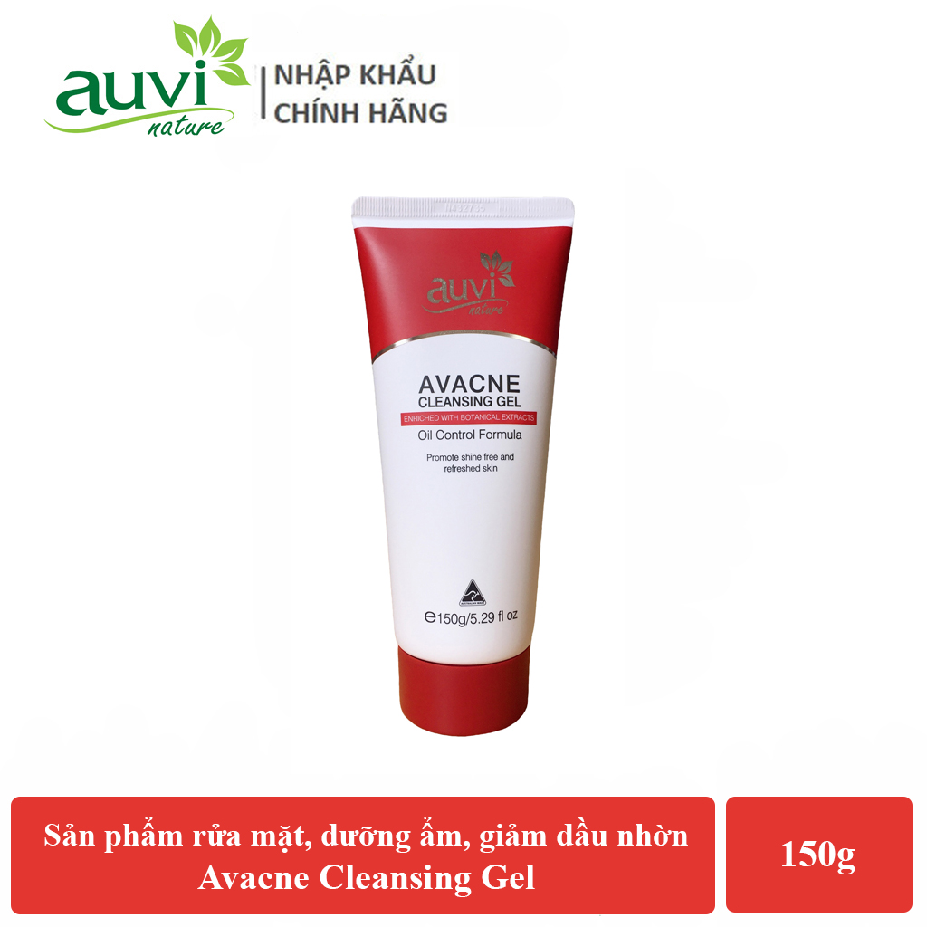 Sản phẩm rửa mặt, dưỡng ẩm, giảm dầu nhờn Avacne Cleansing Gel 150g