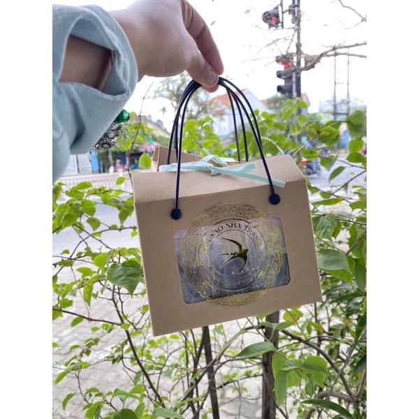 Đặc Sản Khánh Hoà - Set Yến Sào Nha Trang mini yến chưng táo đỏ đường phèn long nhãn hạt chia bổ dưỡng - 1 set