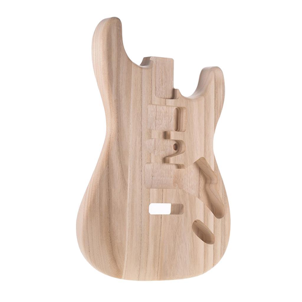 Barrel Body DIY Handcraft Unfinished Guitar ST Electric Guitar