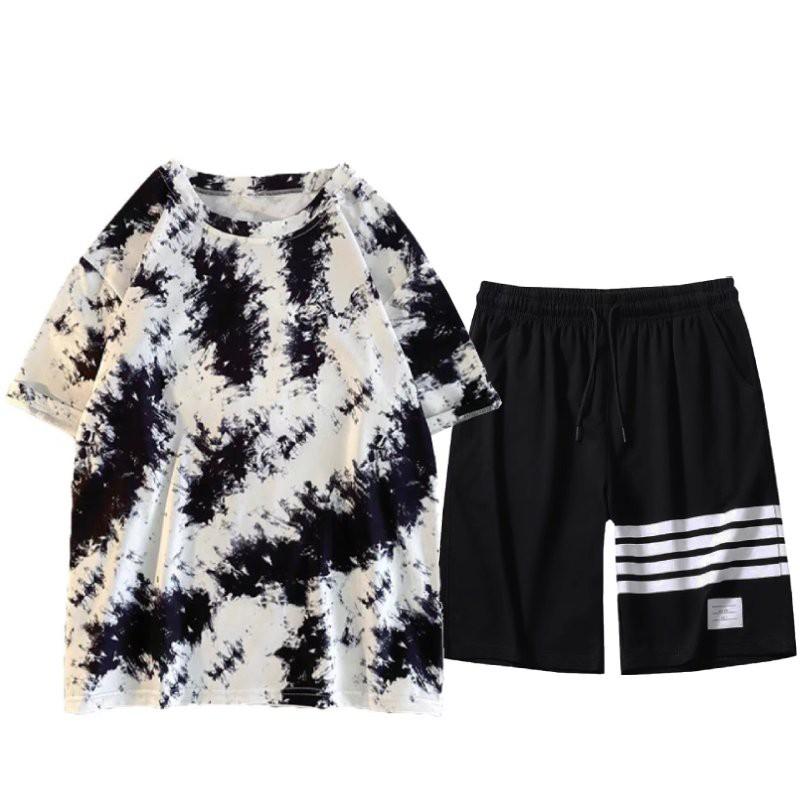 SET BỘ ĐỒ THỂ THAO HOẠ TIẾT LOANG MÀU CỰC ĐẸP , MỚI 2021 KME FASHION