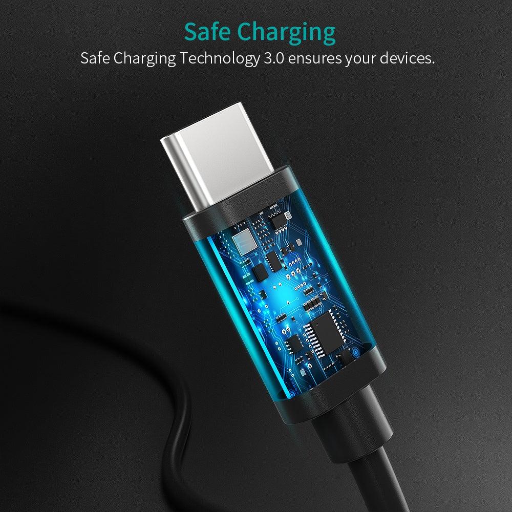 Cáp sạc nhanh USB C to USB C 3A dài 2M CHOETECH CC0003 (HÀNG CHÍNH HÃNG)