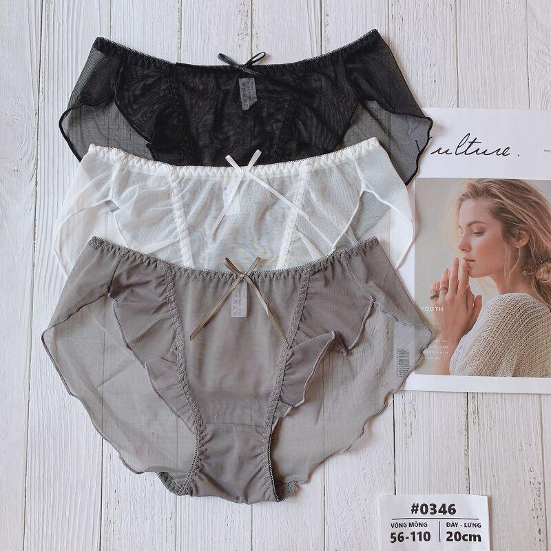 COMBO 10 QUẦN LÓT REN LƯỚI BÈO CAO CẤP