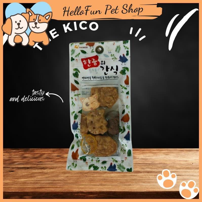 Bánh thưởng cao cấp The Kico cho chó mèo gói 100g (Snack cho thú cưng Lucky Bites nhiều vị