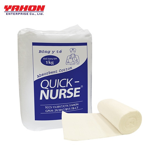 BÔNG GÒN Y TẾ QUICK-NURSE 1KG