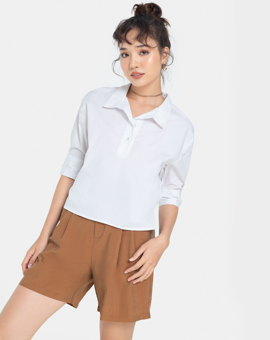 Quần Short Nữ Thời Trang JUNO Bermuda Dáng A JNQSH007